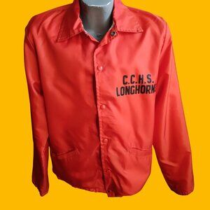 Medium Vintage Coaches Jacket Nebraska Longhorns Flannel Lined 1980's Men's